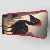 "Techno-Feathers: The Futuristic Emu Robot" Golf Headcover (Vorderseite)