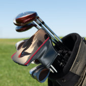 "Techno-Feathers: The Futuristic Emu Robot" Golf Headcover (In Situ)