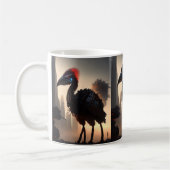 "Techno-Feathers: The Futuristic Emu Robot" Kaffeetasse (Links)