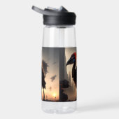 "Techno-Feathers: The Futuristic Emu Robot" Trinkflasche (Rechts)