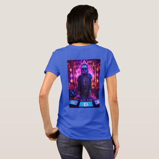 Techno Festival Rave Diamond Psytrance DJ Diamon T-Shirt (Schwarz voll)