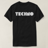 TECHNO fett 1 T-Shirt (Design vorne)