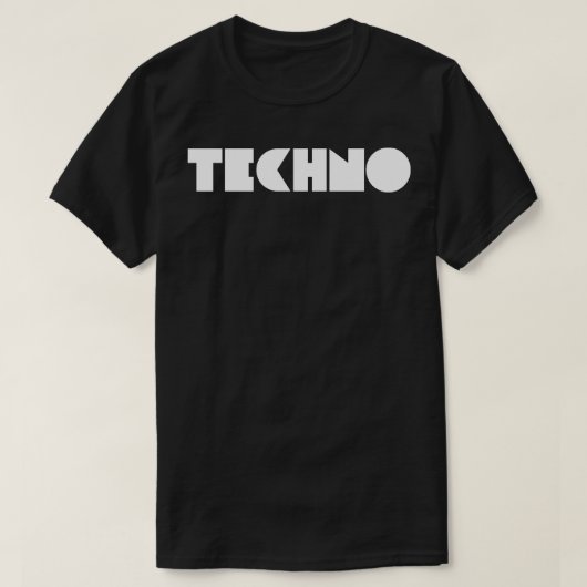 TECHNO fett 1 T-Shirt (Design vorne)