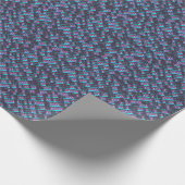 Techno-Fraktal-Tapete Geschenkpapier (Ecke)