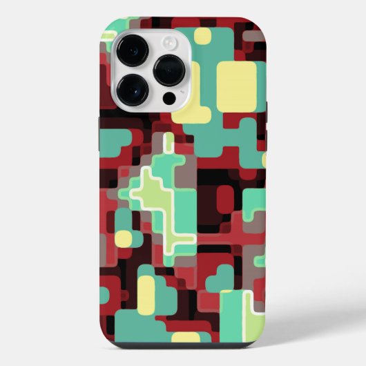 Techno-Futurismus 1.0 iPhone Hülle (Rückseite)