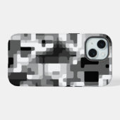 Techno-Futurismus 4.0 iPhone 15 Hülle (Rückseite (Horizontal))