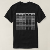 Techno geometrisch T-Shirt (Design vorne)