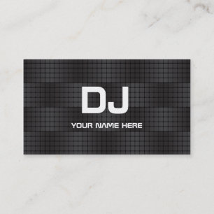 Techno-Gradient-DJ-Geschäftskarten Visitenkarte