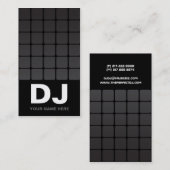 Techno-Gradient-DJ-Geschäftskarten Visitenkarte (Vorne/Hinten)