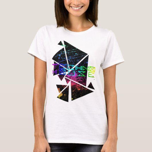 Techno House Urban Electronic Music Sound Club EDM T-Shirt (Vorderseite)