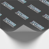 Techno Ihr Spacken Rap EDM Musik Geschenkpapier (Ecke)