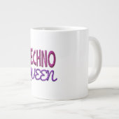 Techno Königin Jumbo-Tasse (Vorderseite Rechts)