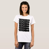 Techno-Logo-Design mit fetter Typografie T-Shirt (Vorne ganz)