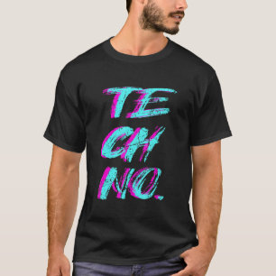 Techno Männer Tekke Tekkno Raver Party Techno Mädc T-Shirt