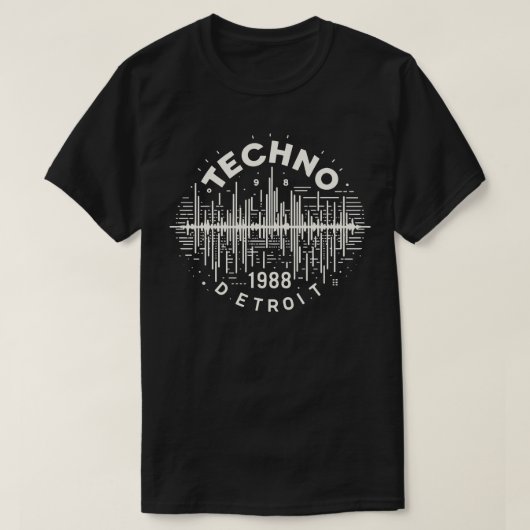 Techno Music 1988 T-Shirt (Design vorne)