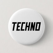 TECHNO Music Button (Vorderseite)