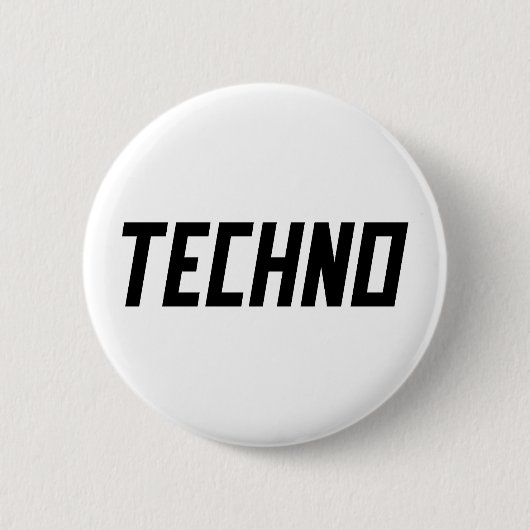 TECHNO Music Button (Vorderseite)