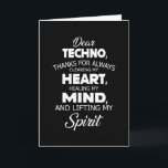 Techno Music DJ Electro Rave Festival - Martha Arg Karte<br><div class="desc">Das coole und phantastische Techno-Zitat-Shirt. Machen Sie ein lustiges Geschenk oder eine perfekte Geschenkidee am Geburtstag oder Weihnachten für Männer,  Frauen als phantastisches Musikhemd,  Rave Tee,  DJ-Kostüm oder Festival,  Electro Outfit.</div>