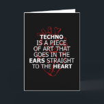 Techno Music DJ Rave Electro Festival - Martha Arg Karte<br><div class="desc">Das coole und phantastische Techno Zitat Shirt. Machen Sie ein lustiges Geschenk oder eine Geschenkidee zum Geburtstag oder Weihnachten für Männer,  Frauen als phantastisches Musikhemd,  DJ T,  Rave Kostüm oder Electro,  Festivaloutfit.</div>