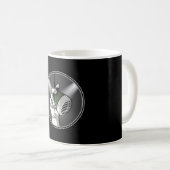 Techno Music DJ Rave Electro Trance Geschenk Idee Kaffeetasse (VorderseiteRechts)