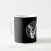 Techno Music DJ Rave Electro Trance Geschenk Idee Kaffeetasse (Vorderseite Links)