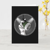 Techno Music DJ Rave Electro Trance Geschenk Idee Karte (Gelbe Blume)