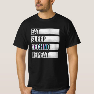 Techno Music Electro River T-Shirt
