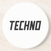 TECHNO Music Getränkeuntersetzer (Vorne)