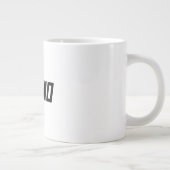 TECHNO Music Jumbo-Tasse (Rechts)
