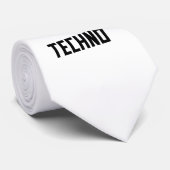 TECHNO Music Krawatte (Gerollt)