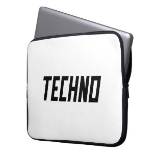 TECHNO Music Laptopschutzhülle