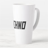 TECHNO Music Milchtasse (Rechte Ecke)