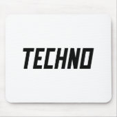 TECHNO Music Mousepad (Vorne)