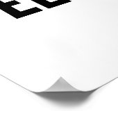 TECHNO Music Poster (Ecke)