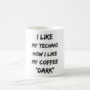 Techno Music Rave DJ Electro Festival Party Gesche Kaffeetasse