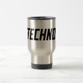 TECHNO Music Reisebecher (Mittel)
