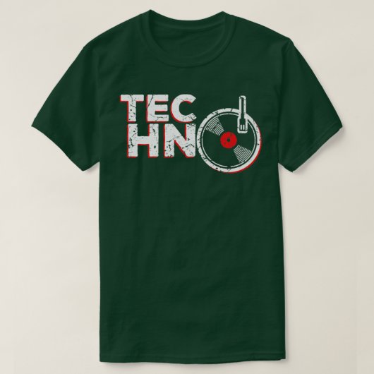 Techno Music T-Shirt (Design vorne)