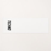 TECHNO Music Yogamatte (Vorderseite (Horizontal))