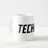 TECHNO-Musik Kaffeetasse (Vorderseite Links)