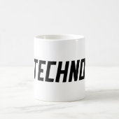 TECHNO-Musik Kaffeetasse (Mittel)