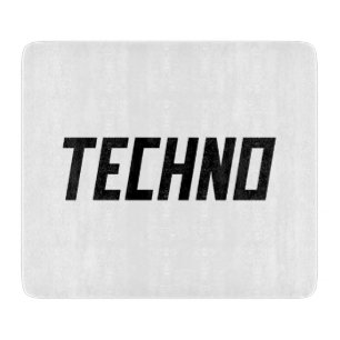 Techno Musik Schneidebrett