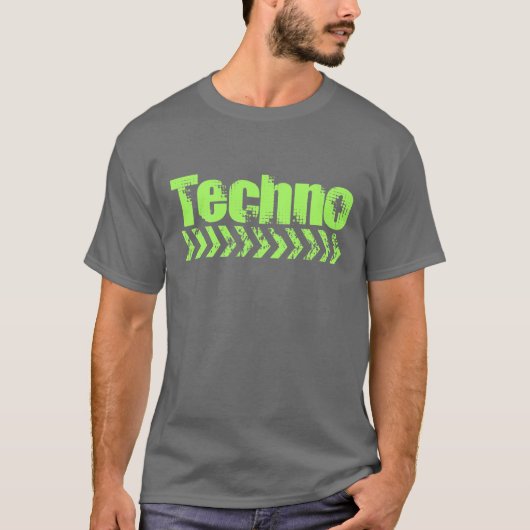 Techno Musik T-Shirt (Vorderseite)