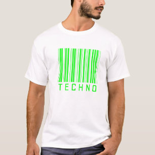 techno Musikbarcode T-Shirt