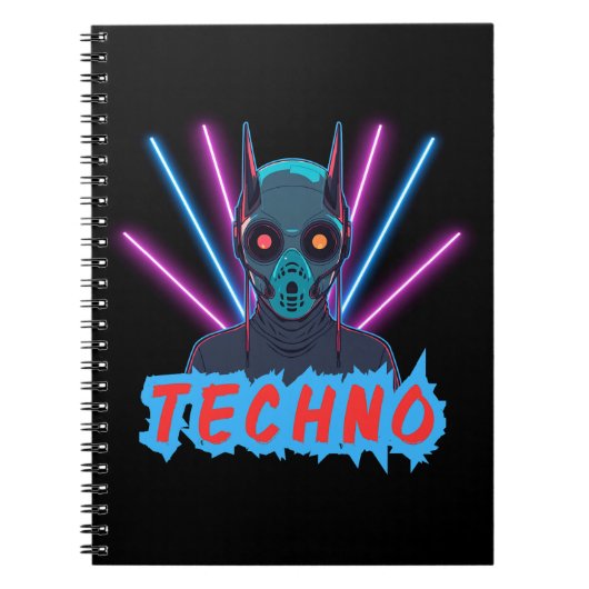 Techno Notizblock (Vorderseite)
