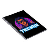 Techno Notizblock (Rechte Seite)