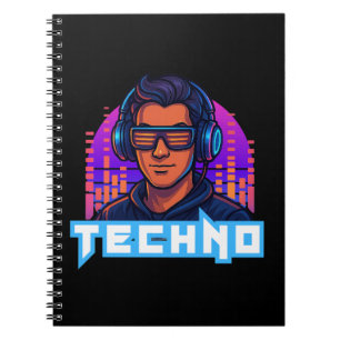 Techno Notizblock