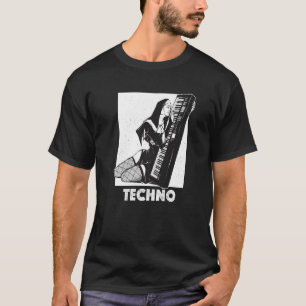 Techno Nun House DJ Breakcore Cybergrind Premium T-Shirt