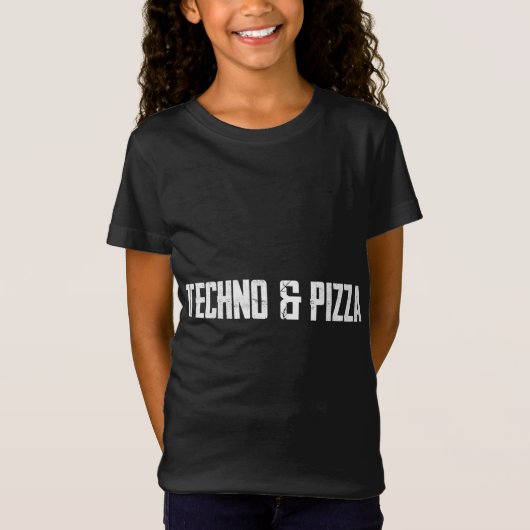 Techno & Pizza T-Shirt (Vorderseite)