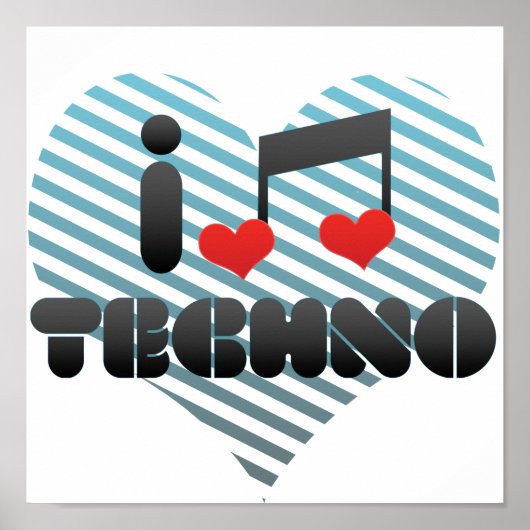 Techno Poster (Vorne)