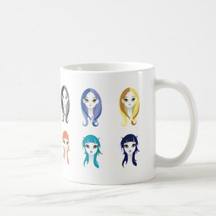 Techno Puppen-Tasse Kaffeetasse